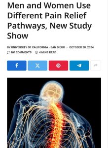 آیا روش‌های تسکین درد در بدن زنان و مردان متفاوت است؟