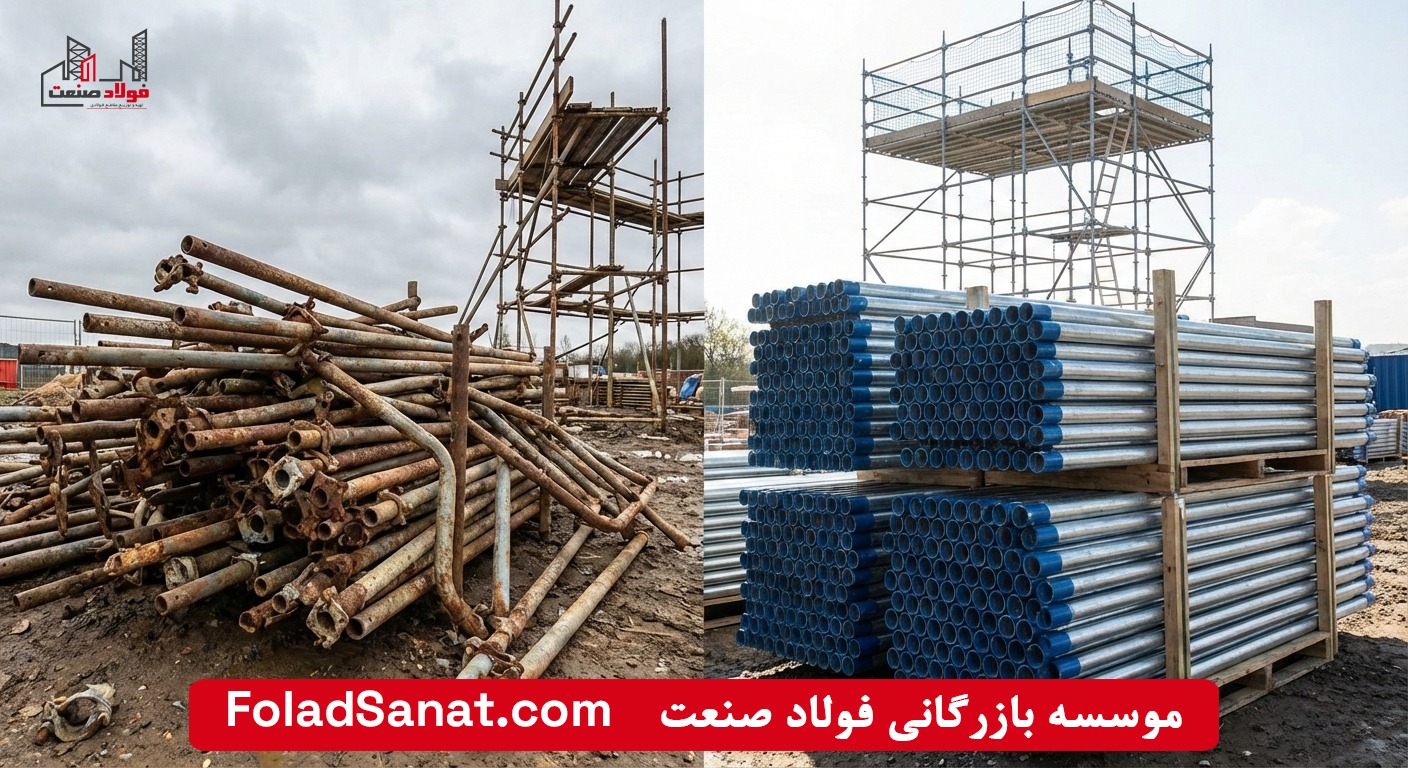 چرا لوله داربست دست دوم نخریم؟